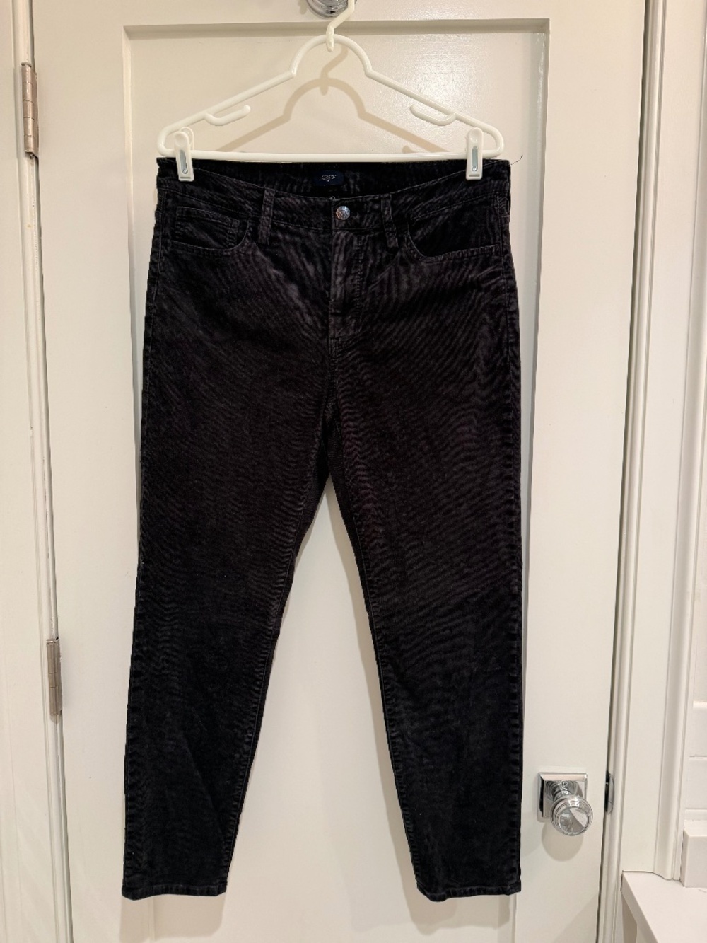 J.Crew Women’s Corduroy Skinny Pants - Black - Size 30